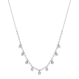 Okouzlující ocelový náhrdelník s perlami Chant BAH83 Brosway