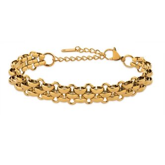 Masivní pozlacený náramek VAAJDB201399G Troli