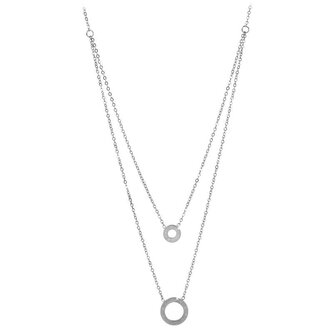 Dvojitý ocelový náhrdelník Troli