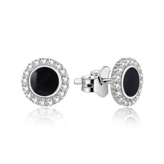 Třpytivé stříbrné náušnice TAGUP1629 Beneto