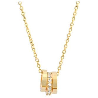 Pozlacený náhrdelník s něžným přívěskem Troli