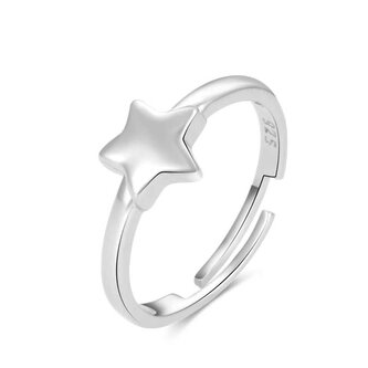 Hravý stříbrný prsten na nohu AGGF489 Beneto