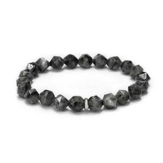 Korálkový náramek z larvikitu MINK150/17 Agato