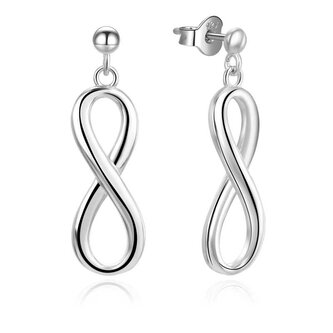Originální stříbrné náušnice Nekonečno AGUP3342 Beneto