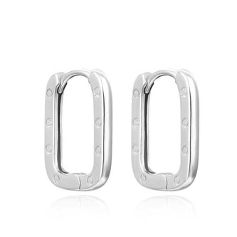 Stylové stříbrné náušnice AGUC3510 Agato