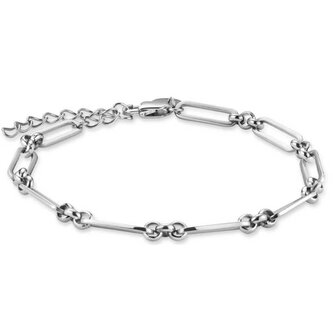 Ocelový náramek s velkými očky Toccombo JTBCS-J439 Rosefield