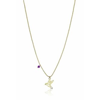 Originální pozlacený náhrdelník s holubicí EWN23042G Emily Westwood