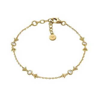 Půvabný pozlacený náramek pro ženy se zirkony EG3619710 Emporio Armani