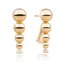 Nadčasové pozlacené náušnice EAG34 Sparkling