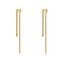 Dlouhé pozlacené náušnice 2v1 Essential BNL09 Brosway / Délka: 10 cm