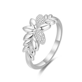 Stříbrný prsten se zirkony AGG347 Beneto / Obvod: 52 mm - 52 mm