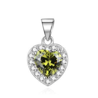 Stříbrný přívěsek třpytivé srdce AGH269 Beneto