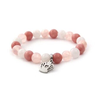 Korálkový náramek z jadeitu a nefritu MINK07/17 Agato