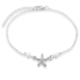 Slušivý řetízek na nohu Mořská hvězdice Troli