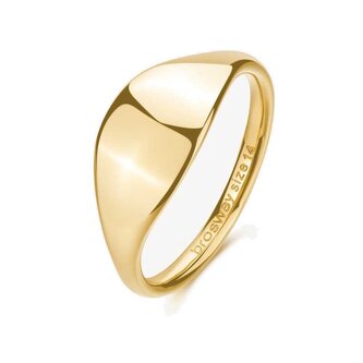 Výrazný pozlacený prsten Essential BNL120 Brosway / Obvod: 58 mm - 58 mm