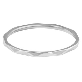 Minimalistický ocelový prsten s jemným designem Silver Troli / Obvod: 62 mm - 62 mm