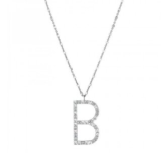 Stříbrný náhrdelník s přívěskem B Cubica RZCU02 (řetízek, přívěsek) Rosato