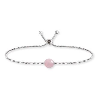 Stříbrný náramek s růženínem ERB-LILGEM-RQ Engelsrufer