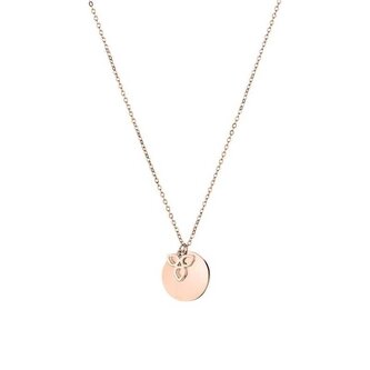 Půvabný bronzový náhrdelník TJ-0021-N-45 (řetízek, přívěsky) Tamaris