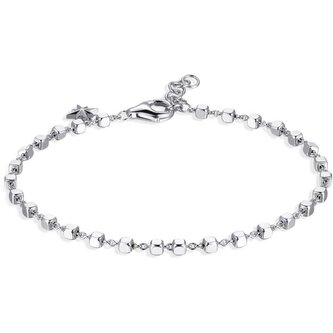 Stříbrný kostičkový náramek na přívěsky Storie RZB017 Rosato