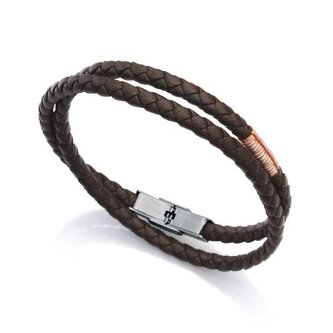 Dvojitý kožený náramek Air 1383P01011 Viceroy