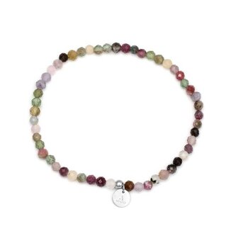 Dámský náramek s barevnými korálky turmalínu POL-B09/17G Agato