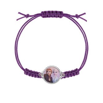 Půvabný textilní náramek Anna a Elsa Frozen BS00003SRAL Disney