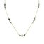 Šňůrkový náhrdelník s aventurínem a smaragdem HE09K3RG-LG Agato