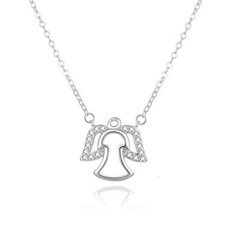 Stříbrný náhrdelník s andělíčkem AGS848/47 Beneto