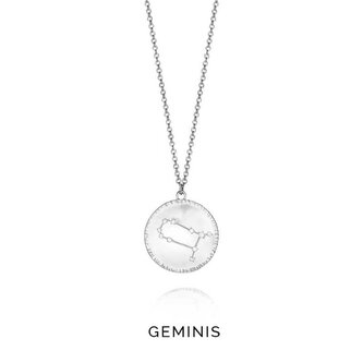 Stříbrný náhrdelník znamení Blíženci Horoscopo 61014C000-38G Viceroy