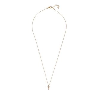 Pozlacený náhrdelník se Swarovski perličkami "T" AL4258.01.920 Alisia