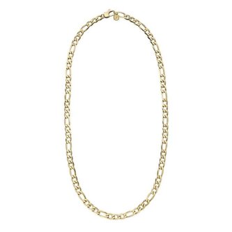 Výrazný pozlacený náhrdelník Figaro Ellis JF04777710 Fossil