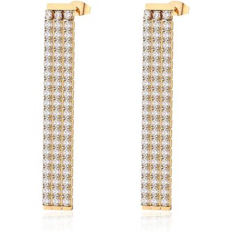 Luxusní třpytivé náušnice se zirkony Desidery BEIE002 Brosway