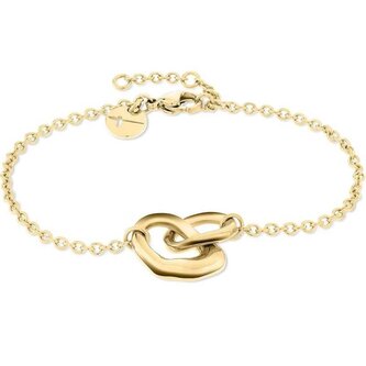 Slušivý pozlacený náramek Organic Shapes TJ-0619-B-21 Tamaris