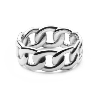 Elegantní ocelový prsten Chunky Chain DW0040084 Daniel Wellington / Obvod: 58 mm - 58 mm