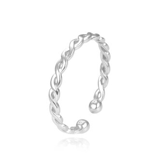 Stříbrný otevřený prsten AGG638 Agato / Obvod: 50 mm - 50 mm