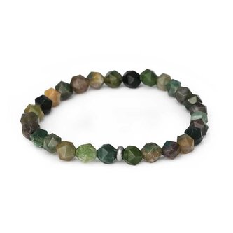 Korálkový náramek z achátu MINK152/17 Agato