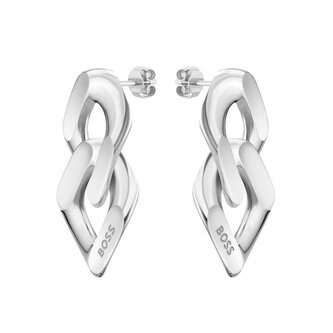 Módní ocelové visací náušnice Links 1580528 Hugo Boss