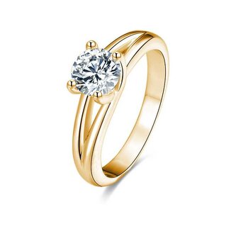 Stříbrný prsten s krystaly AGG199 Beneto / Obvod: 54 mm - 54 mm