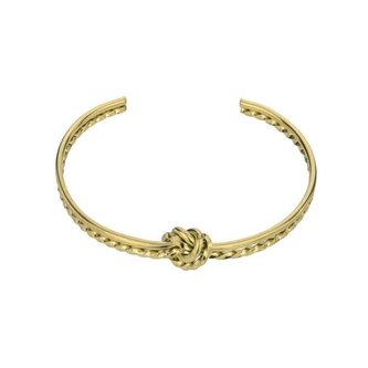 Stylový pevný náramek z pozlacené oceli Carmen EWB24023G Emily Westwood