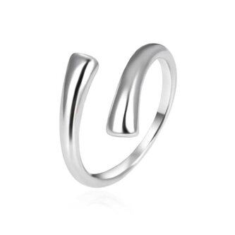 Minimalistický otevřený stříbrný prsten AGT-R53X Agato / Obvod: 52 mm - 52 mm