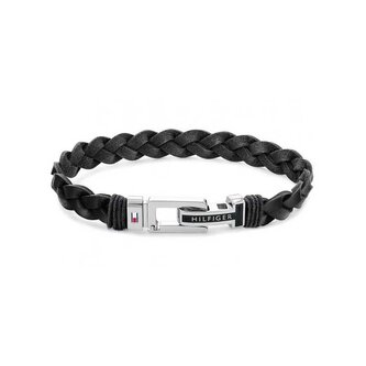 Luxusní kožený náramek s ocelovou sponou 2790307 Tommy Hilfiger