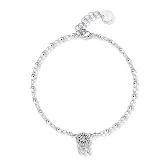 Slušivý ocelový náramek na kotník Chakra BHKA001 Brosway