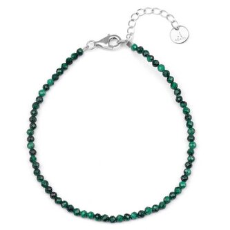 Dámský minerální náramek s malachitem POL-B07/21L Agato
