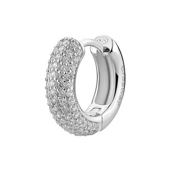 Blyštivá single náušnice Infinite White Fancy FIW126 Brosway