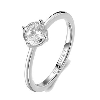 Slušivý stříbrný prsten pro ženy Fancy Infinite White FIW77 Brosway / Obvod: 54 mm - 54 mm