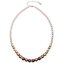 Náhrdelník s perlami 32005.3 brown Evolution Group
