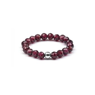 Minerální prsten s granátem POL-R11 Agato / Obvod: 60 mm - 60 mm