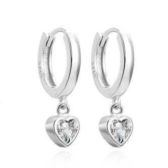 Romantické stříbrné náušnice s přívěsky AGUC3490 Agato