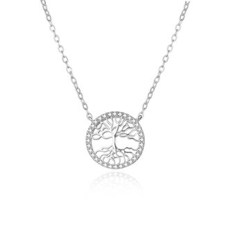 Oblíbený stříbrný náhrdelník Strom života AGS1560/47 Agato
